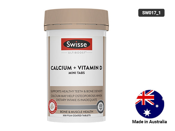 Swisse Ultiboost Calcium + Vitamin D 300 Mini Tablets